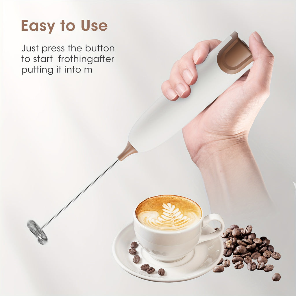 Electric Milk Frother For Perfectly Frothed Coffee And Creamy Cappuccinos Non-Battery