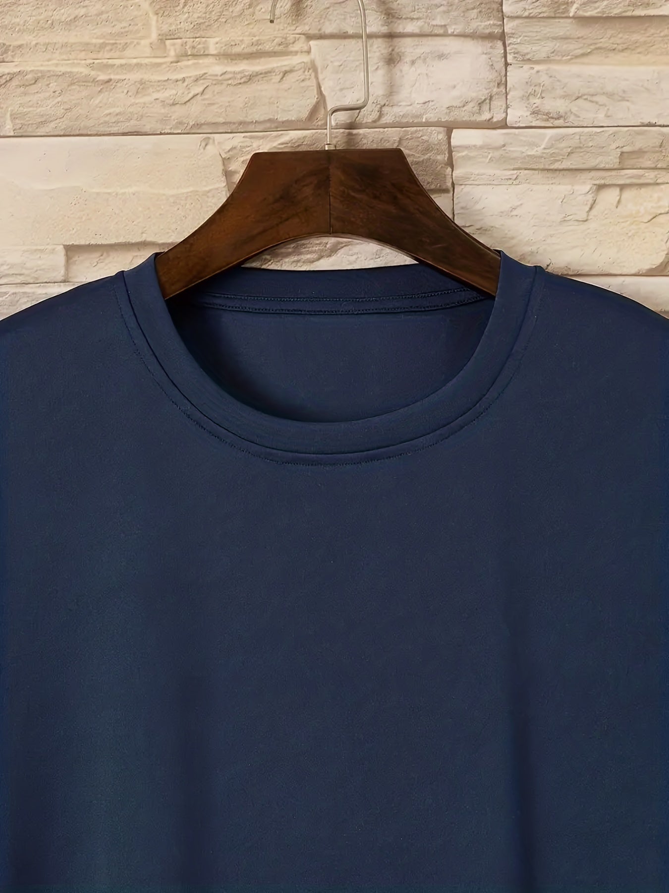 "Black Sheep Of My Family", Men's Sheep Graphic T-shirt, Casual Comfy Slightly Stretch Crew Neck Tee, Men's Clothing For Summer Outdoor