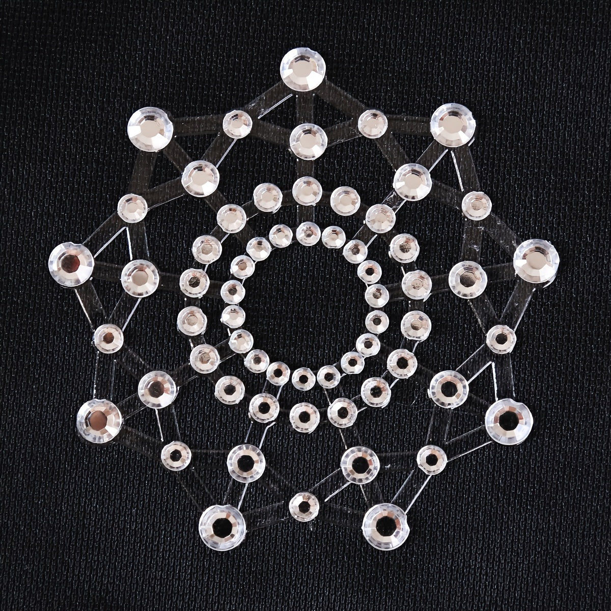 2pcs SM Transparent Sexy Nipple Stickers, Women's Lingerie Pasties, Petal Breast Pasties, Adhesive Nipple Covers