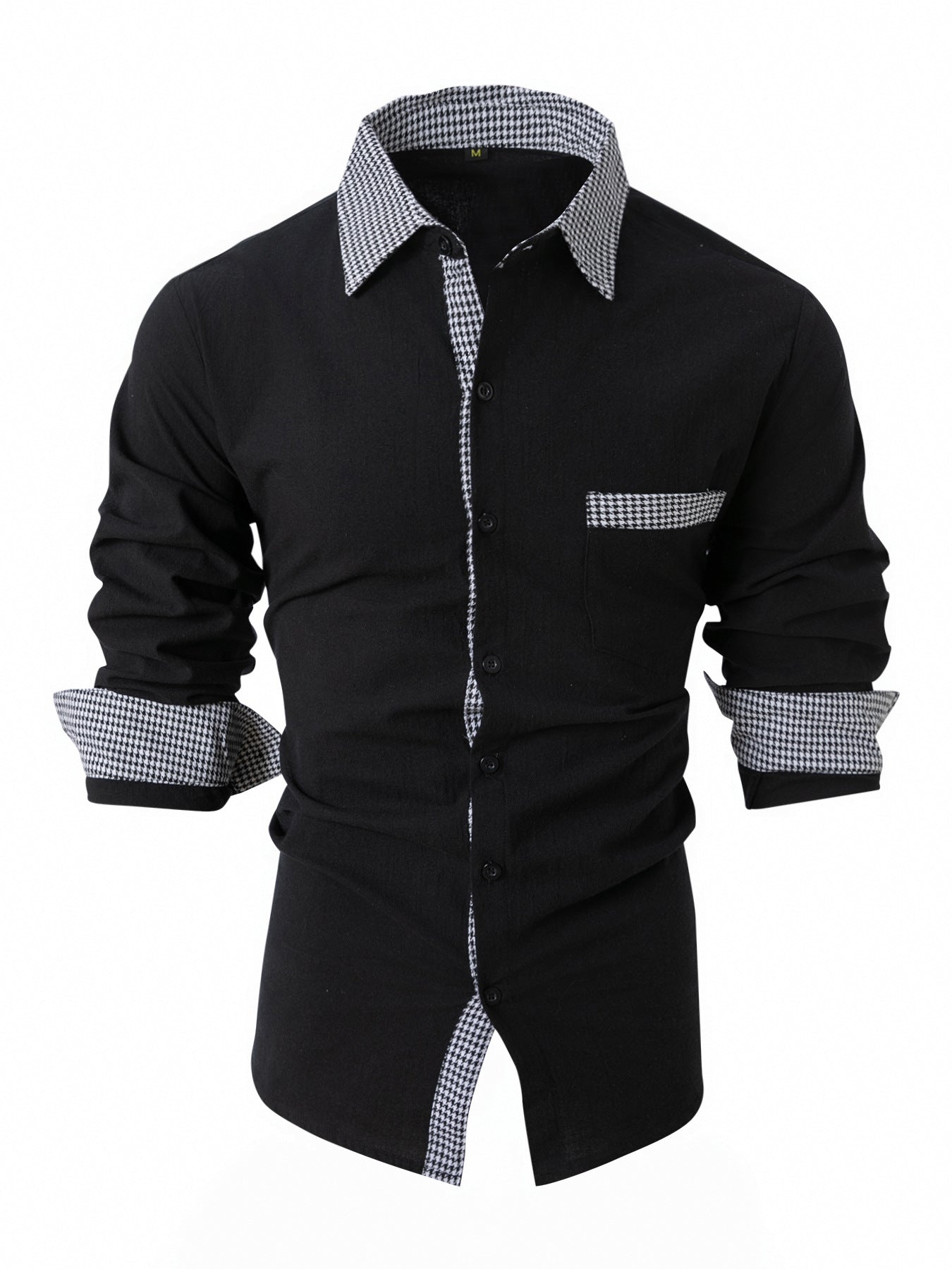 Mens Casual Long-sleeve Shirt 