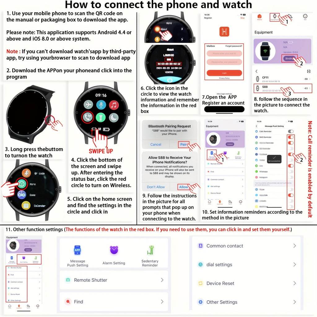 1pc Hailiases Smart Watch 1.39'' Full Touch Screen, Sleep Tracker, Wireless Calling, Music Control, 100+ Sports Modes, AI Voice Control, Fitness Bracelet, Rechargeable 200mAh Battery, Non-Waterproof, Compatible with Android/i