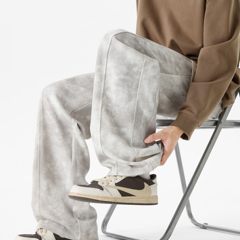 Men's Retro Casual Loose Wide-Leg Pants 