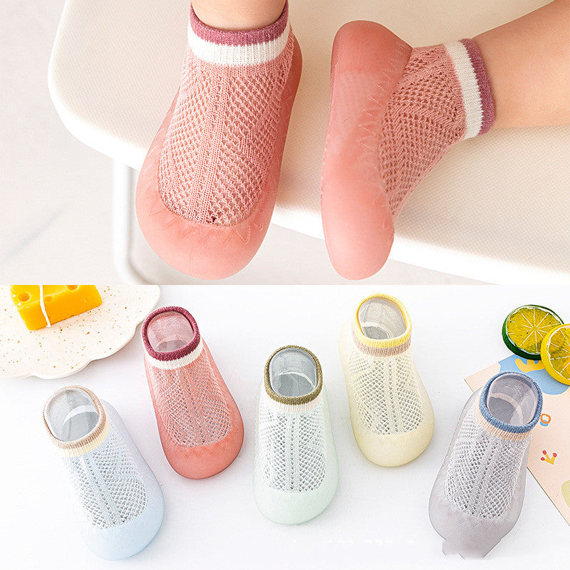 Spring And Summer New Combed Cotton Non-slip Breathable Children's Soft-soled Shoes 