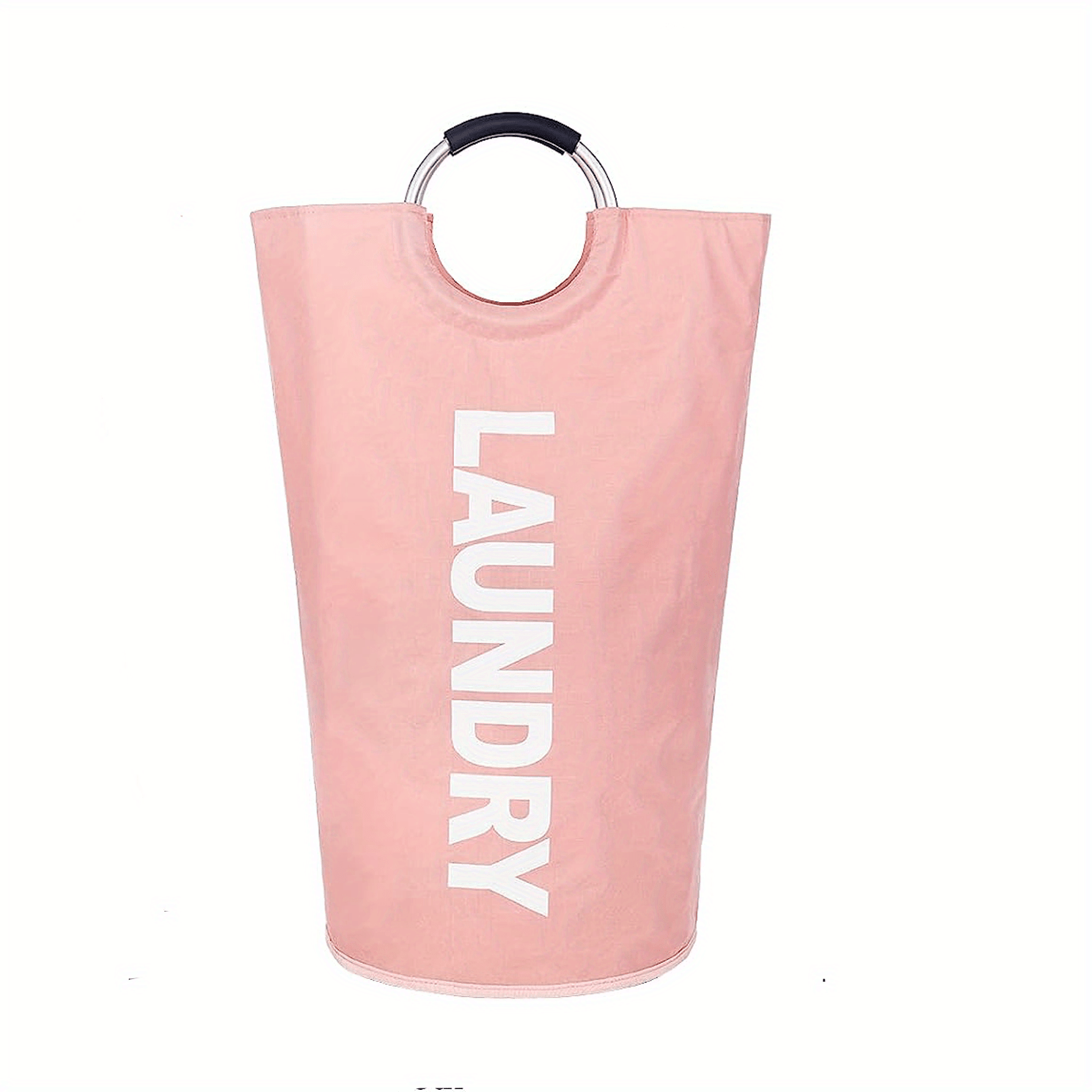 1pc Premium Waterproof Laundry Basket with Comfortable Padded Handles - Collapsible & Stable Clothes Hamper for Effortless Storage and Perfect Standing - Ideal for Space-Saving Solutions
