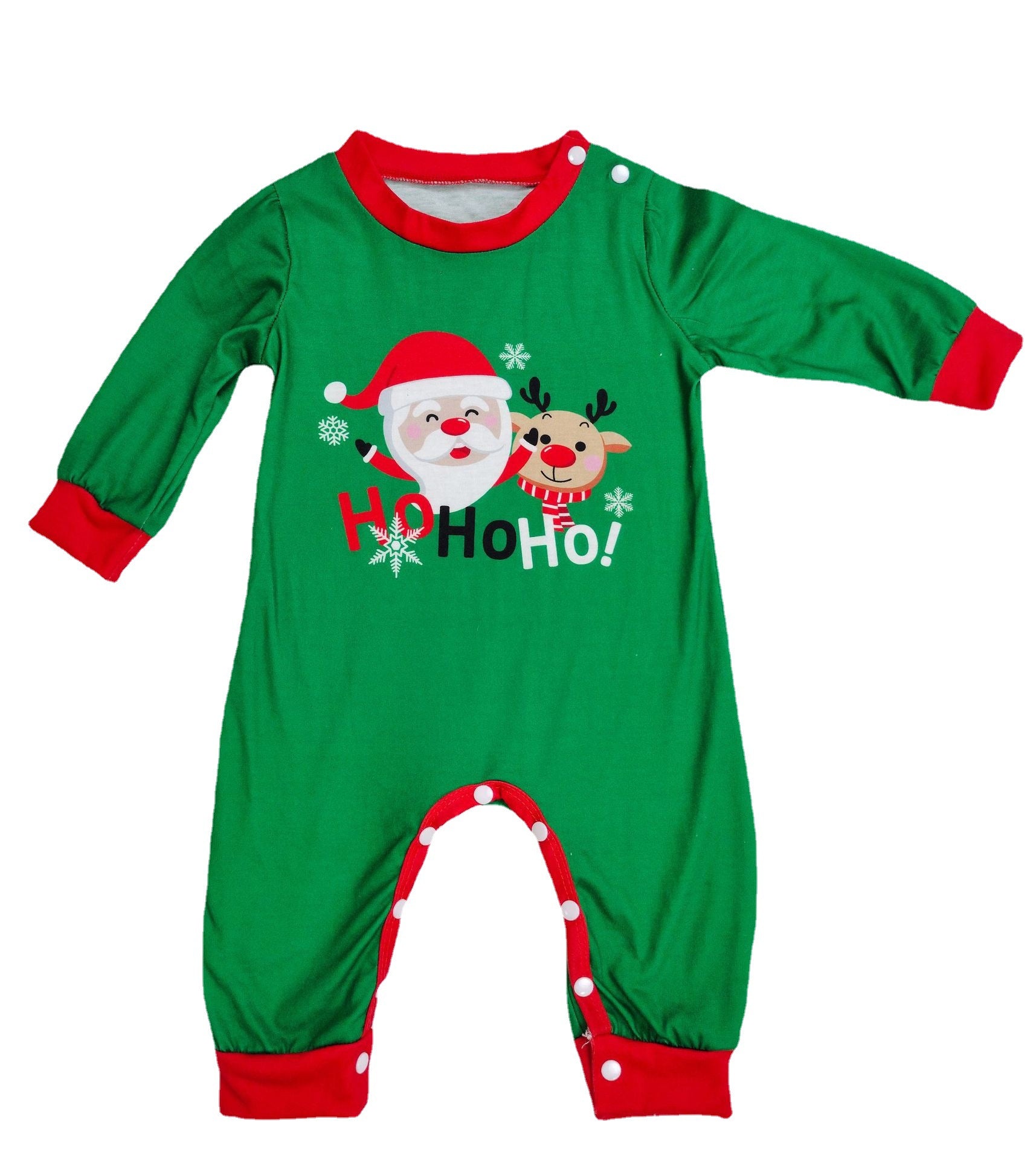 Christmas Pajamas For Family Matching Family Christmas PJs Sets Santa Claus Printed Top Sleepwear 