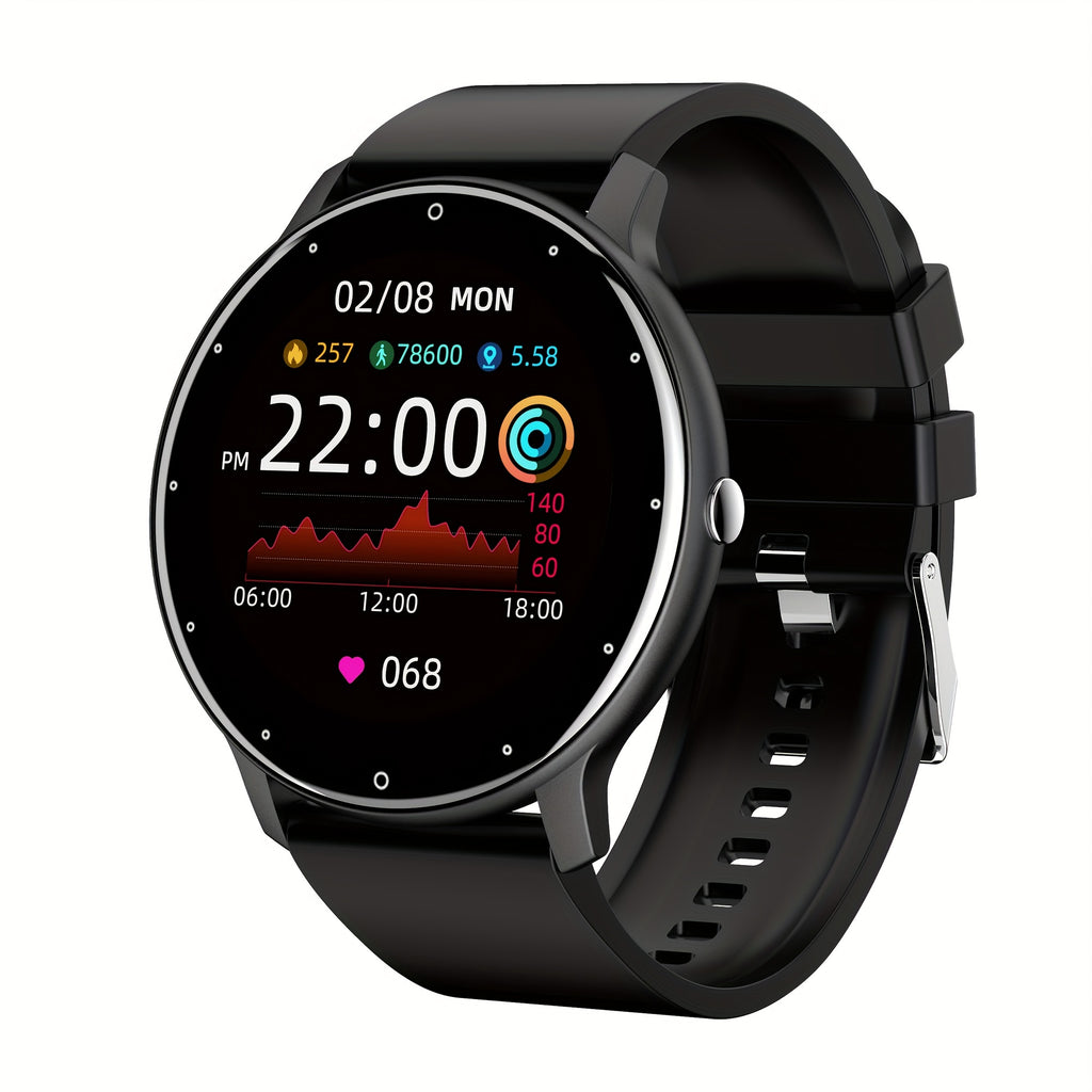 Smart Watch with Wireless Calling & Dial, Multi-Sport Tracker, Customizable Wallpaper, Fitness Monitor - Compatible with iPhone/Android