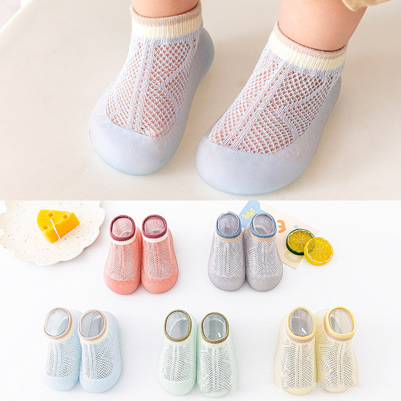 Spring And Summer New Combed Cotton Non-slip Breathable Children's Soft-soled Shoes 