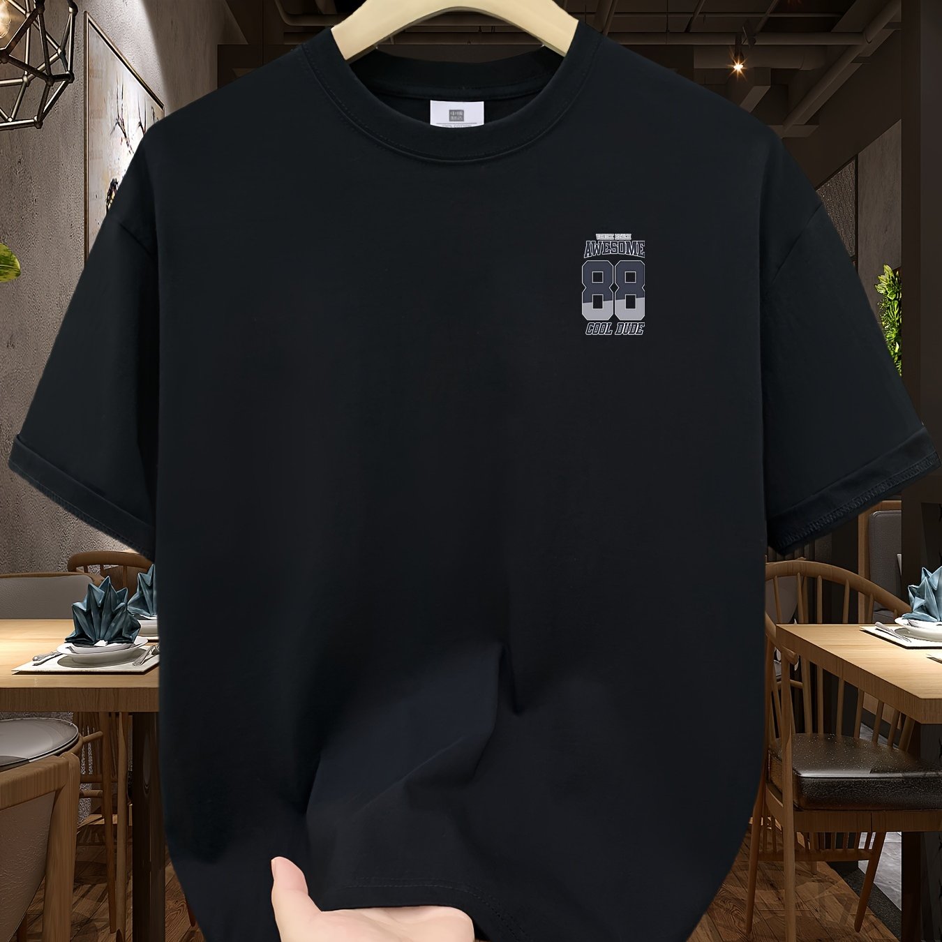 100% Cotton SKY·R Mens Cartoon Graphic Print Loose Fit Short Sleeve Crew Neck Tee - Soft, Breathable, Relaxed Fit for Summer Outdoor Weekend Casual Wear - Machine Washable, No Dry Clean