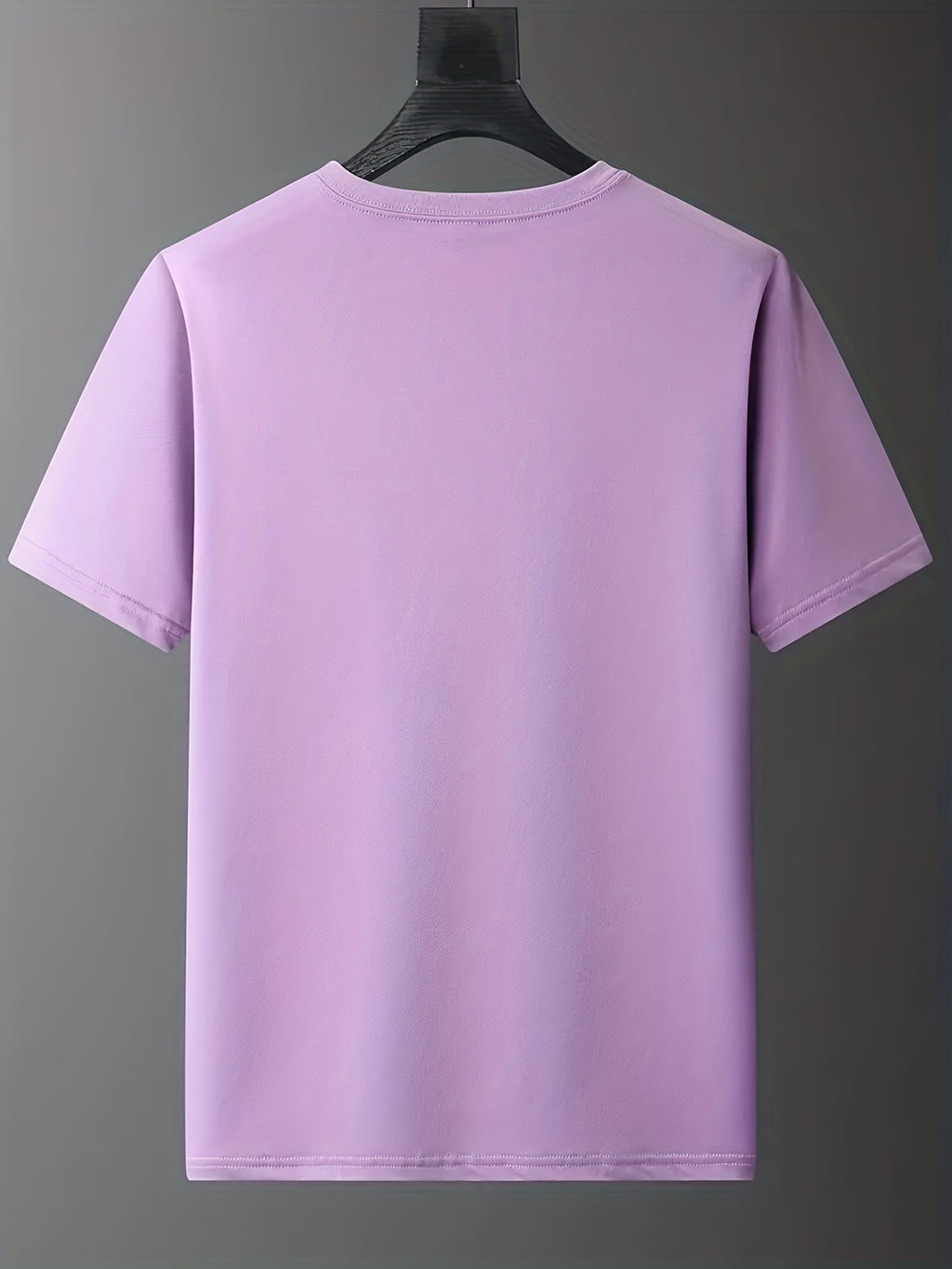 "Black Sheep Of My Family", Men's Sheep Graphic T-shirt, Casual Comfy Slightly Stretch Crew Neck Tee, Men's Clothing For Summer Outdoor