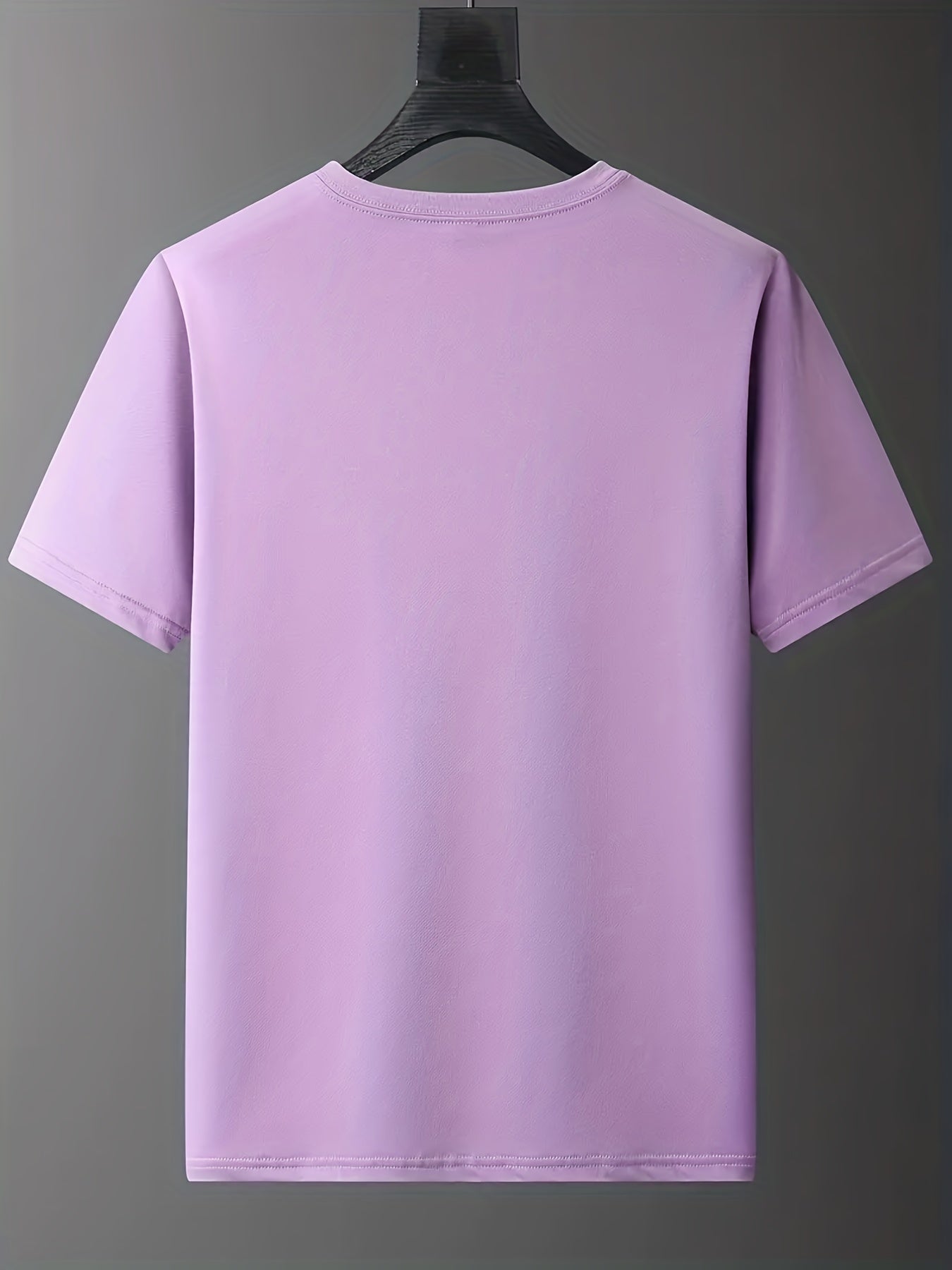 "Black Sheep Of My Family", Men's Sheep Graphic T-shirt, Casual Comfy Slightly Stretch Crew Neck Tee, Men's Clothing For Summer Outdoor