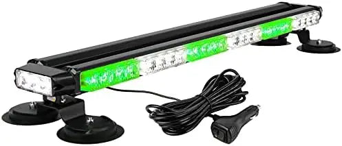 29.5Inch 54 LED Strobe Light Bar Double Side Flashing High Intensity for Emergency Warning Magnetic Base Safety Construction