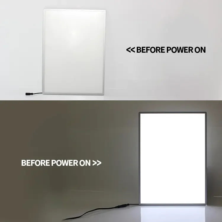 Black A4 A3 Led Art Craft Light Box Tracer Slim Light Pad Portable Led Poster Portable Display Light Box Tablet with Power Cable