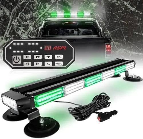 26inch 126 LED Emergency Rooftop Strobe Lights Bar Double Side Warning Hazard Snow Plow Flashing Light Traffic Light