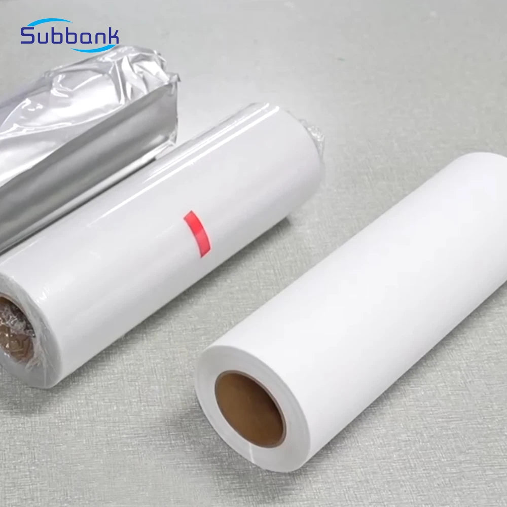 Subbank Sublimation Heat Transfer Coiled Material Film Wholesale DTF Film Roll of 43cm*40m Film Transfer for Printing