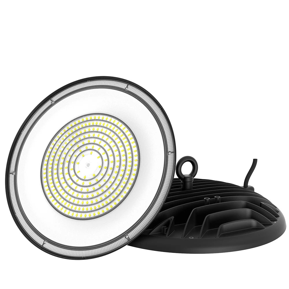 BBIER Stock in USA IP65 CUL ULlisted Multiple Power CCT Selection 150W-200W Warehouse UFO Led High Bay Light