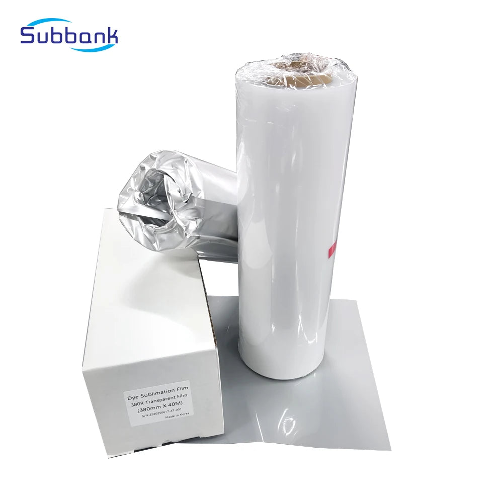 Subbank Sublimation Heat Transfer Coiled Material Film Wholesale DTF Film Roll of 43cm*40m Film Transfer for Printing
