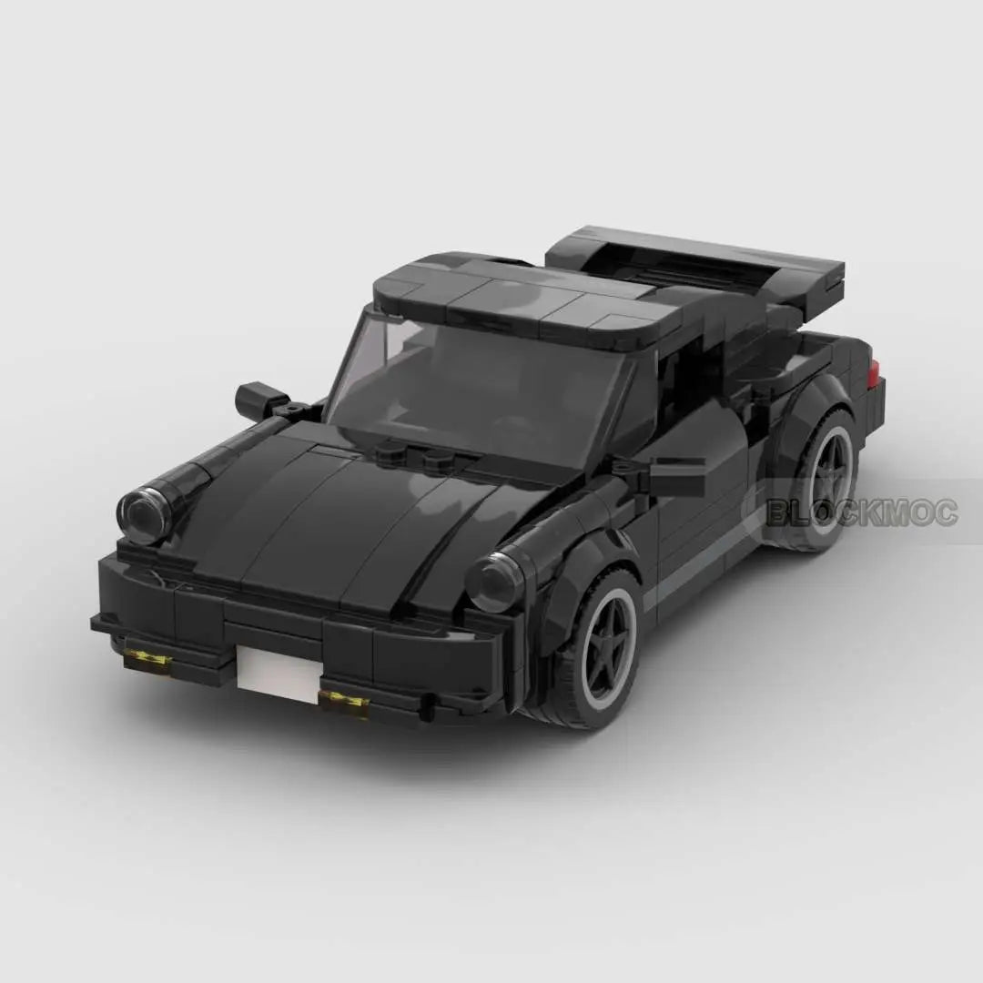 MOC Brick Technical Car Speed Champion Racer Building Block Sports Black Supercar Vehicle Technique Kids Toys Boy Birthday Gift