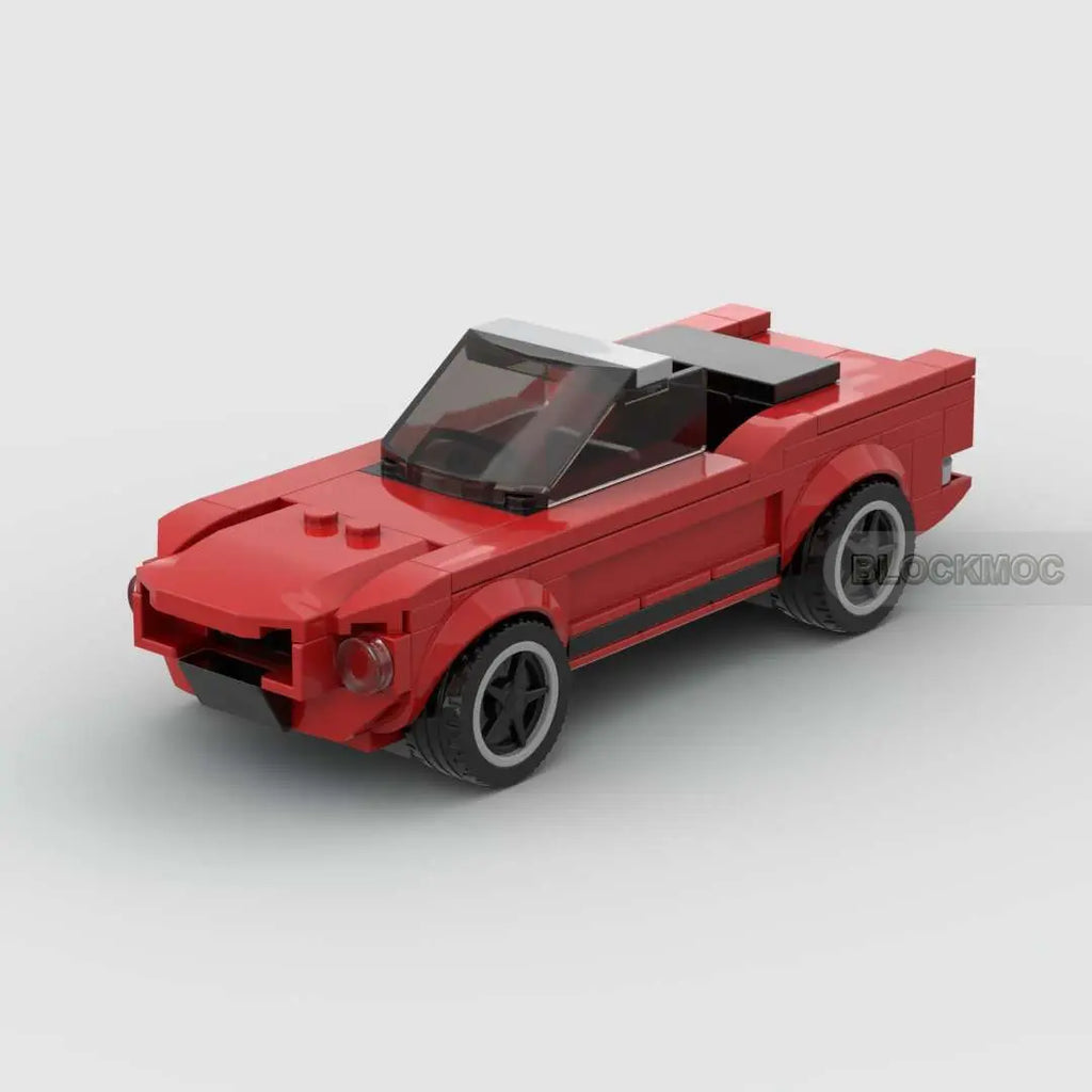 MOC Speed Champions Racing Car Classic City Sports Convertible Sets Building Blocks Vehicle Garage Bricks Kids Toys Super Racers