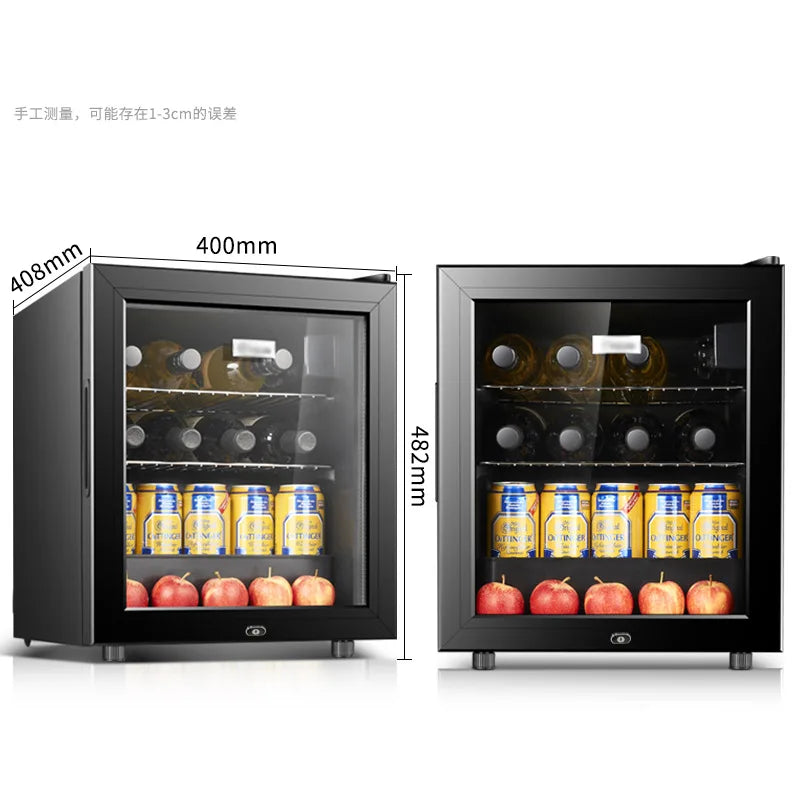 6 Bottles Electronic Small Wine Cooler Single Zone Wine Chiller 13l Hot Sell Red Wine Fridge Refrigerator
