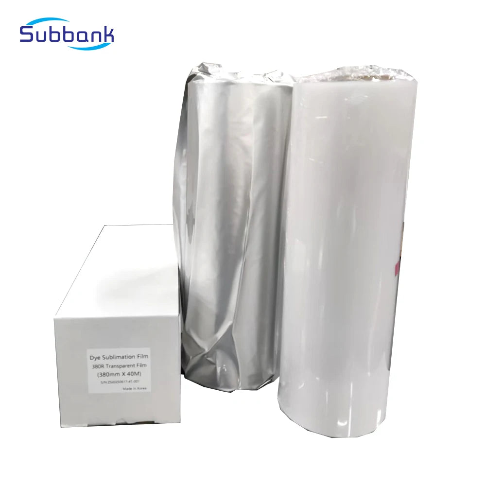 Subbank Sublimation Heat Transfer Coiled Material Film Wholesale DTF Film Roll of 43cm*40m Film Transfer for Printing