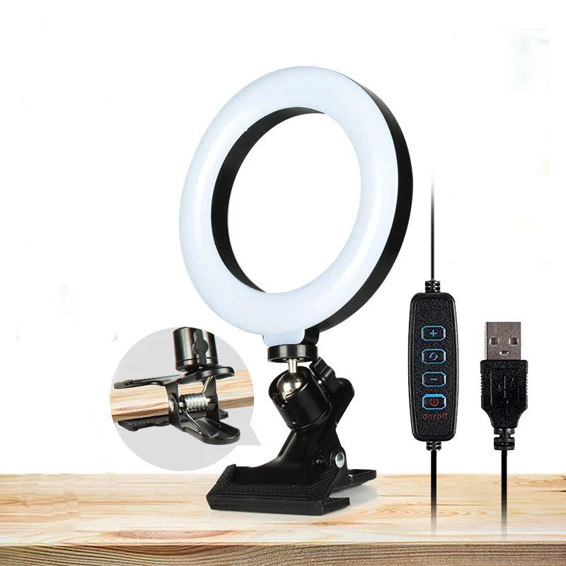 Best Ring Light for Zoom Calls and Self Broadcasting Small Photographic Lighting for Streaming Zoom Call