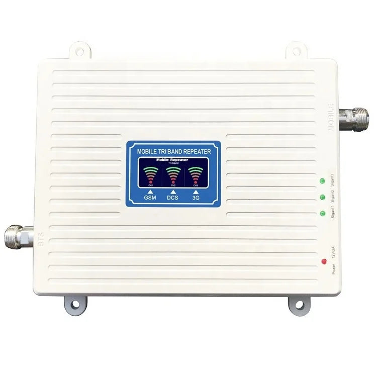 4g signal Booster 900 1800 2100 mhz Three Multi Bands Full Set Gsm Mobile Cell Phone Network signal Amplifier Repeater Booster