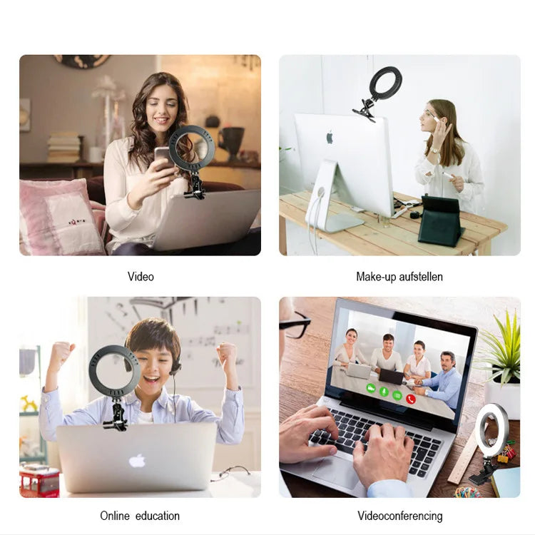 Best Ring Light for Zoom Calls and Self Broadcasting Small Photographic Lighting for Streaming Zoom Call