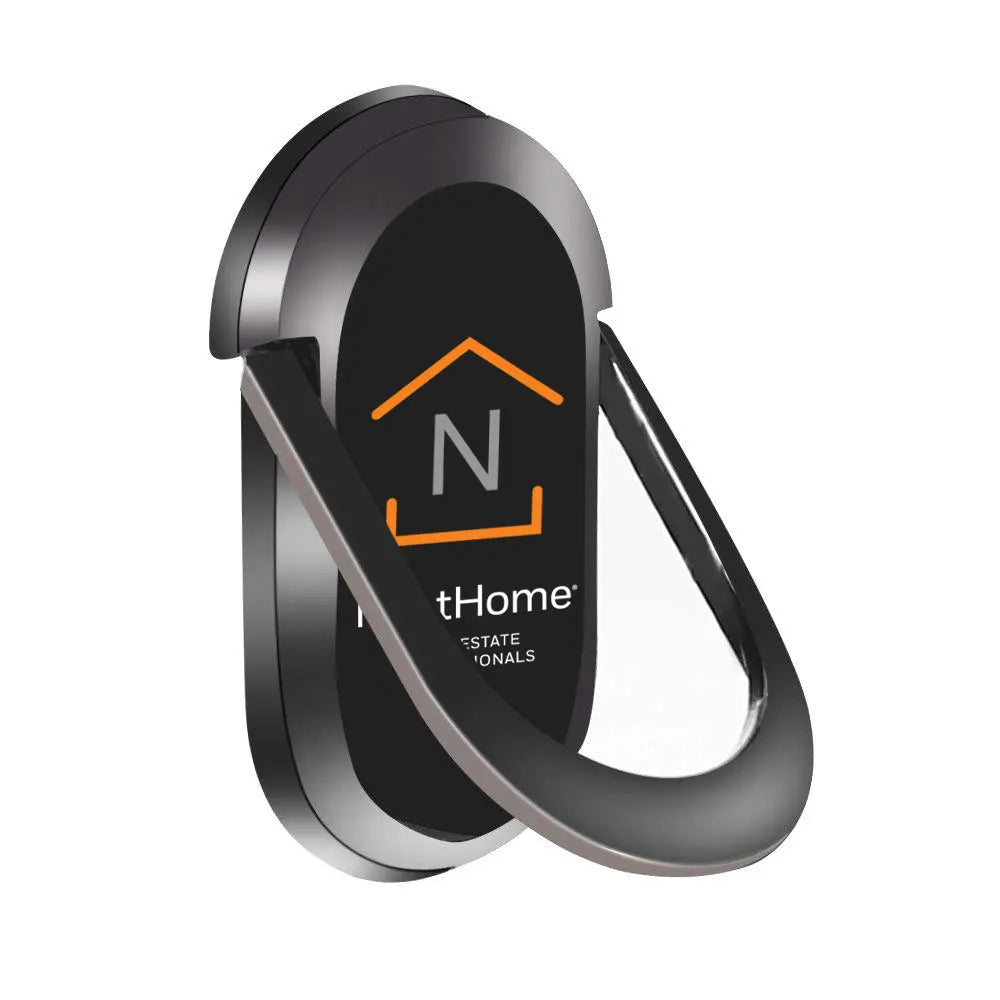 360 Degree Rotate Slim Metal Thin Finger Hand Back Grip Loop Kickstand for iphone Case Magnetic Cell Phone Ring Holder Stand