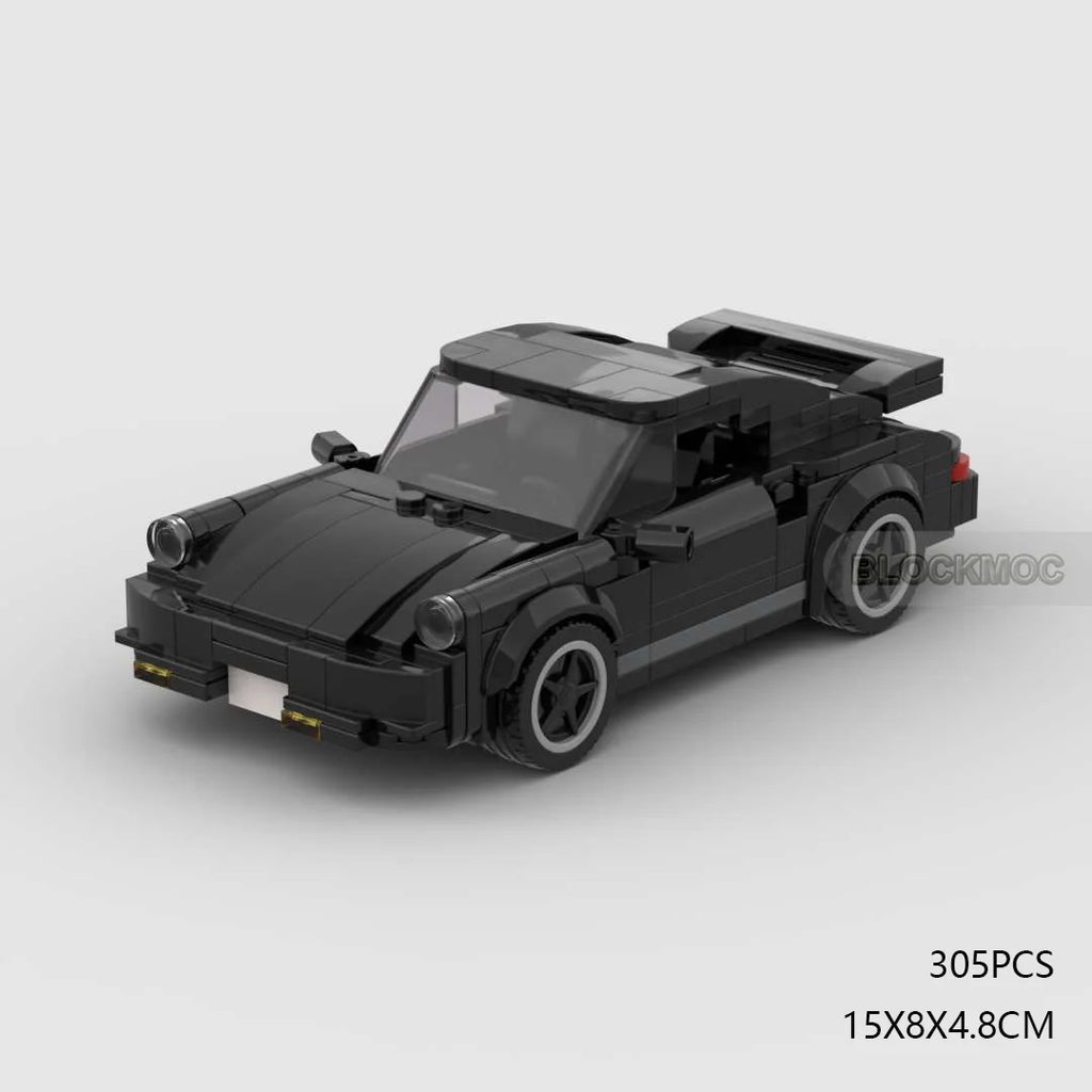 MOC Brick Technical Car Speed Champion Racer Building Block Sports Black Supercar Vehicle Technique Kids Toys Boy Birthday Gift