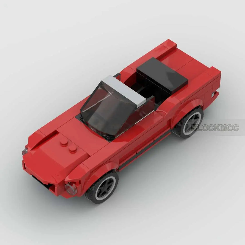 MOC Speed Champions Racing Car Classic City Sports Convertible Sets Building Blocks Vehicle Garage Bricks Kids Toys Super Racers