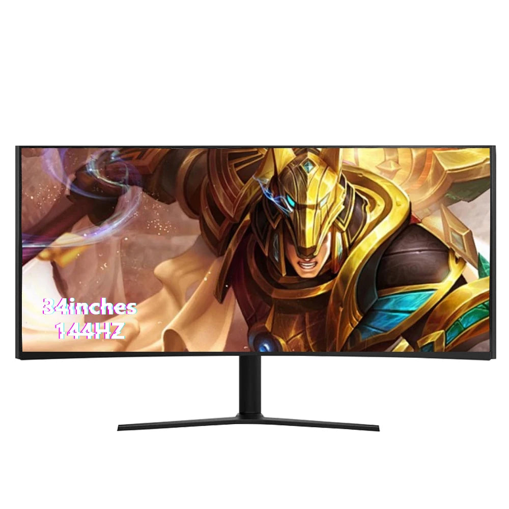 34-inch Gaming Monitor HDR IPS Panel 144HZ refresh rate Desktop monitor DP interface 4k3440*1400 resolution