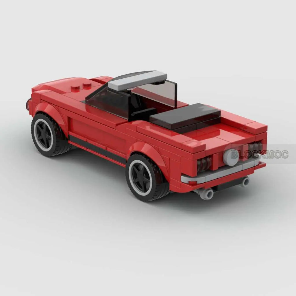 MOC Speed Champions Racing Car Classic City Sports Convertible Sets Building Blocks Vehicle Garage Bricks Kids Toys Super Racers