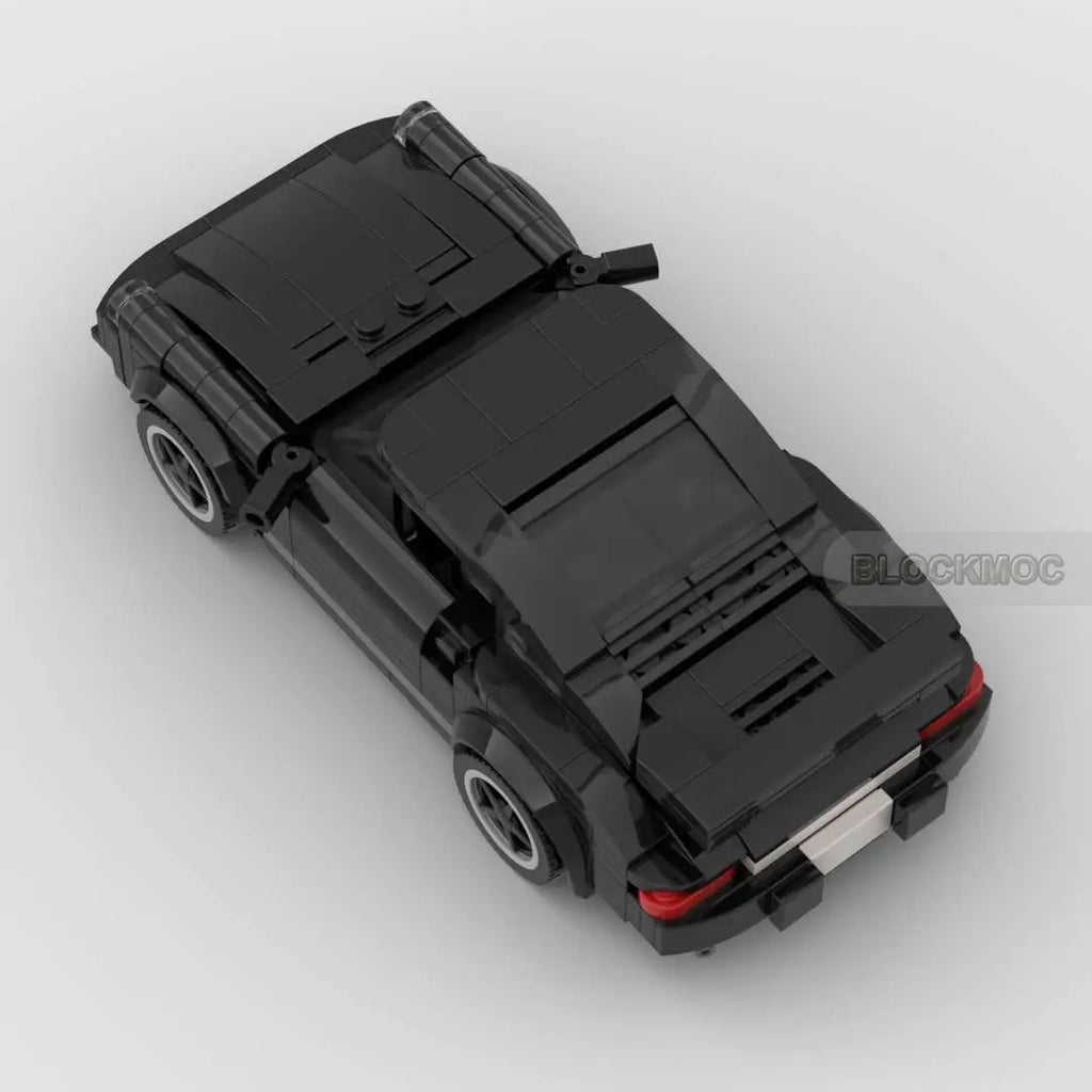 MOC Brick Technical Car Speed Champion Racer Building Block Sports Black Supercar Vehicle Technique Kids Toys Boy Birthday Gift
