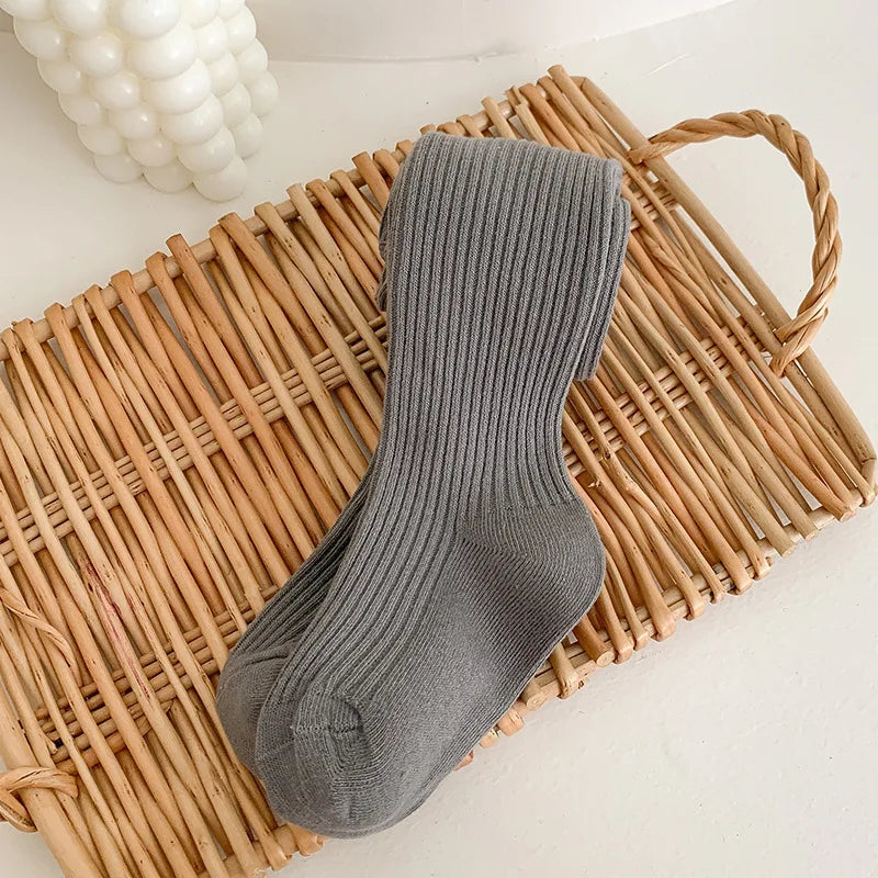 Baby Tights Spring Autumn Solid Color Cotton Girls Pantyhose Baby Leggings Kids Children Tights Stockings 1-9Years Baby Clothes