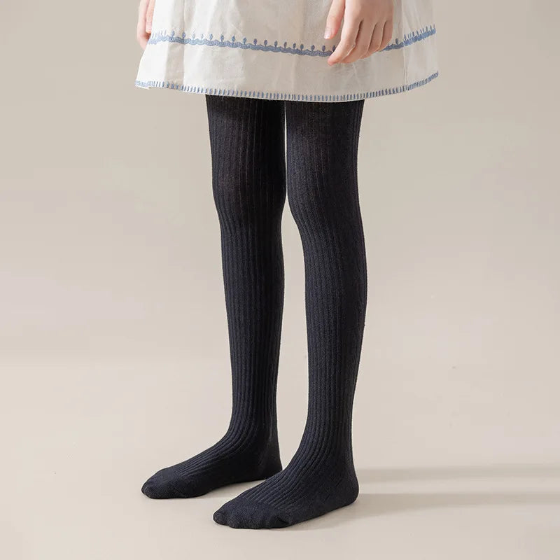 0-12 Years Cute Kids Girls Cotton Tights Spring Autumn Winter Cotton Stocking Breathable Pantyhose For Toddler Girls