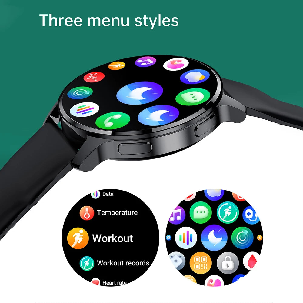Fashion Smart Watch Plus 1.32" Screen For Men's And Women's Bluetooth Call Arterial Pressure Blood Oxygen Business Watches 2025