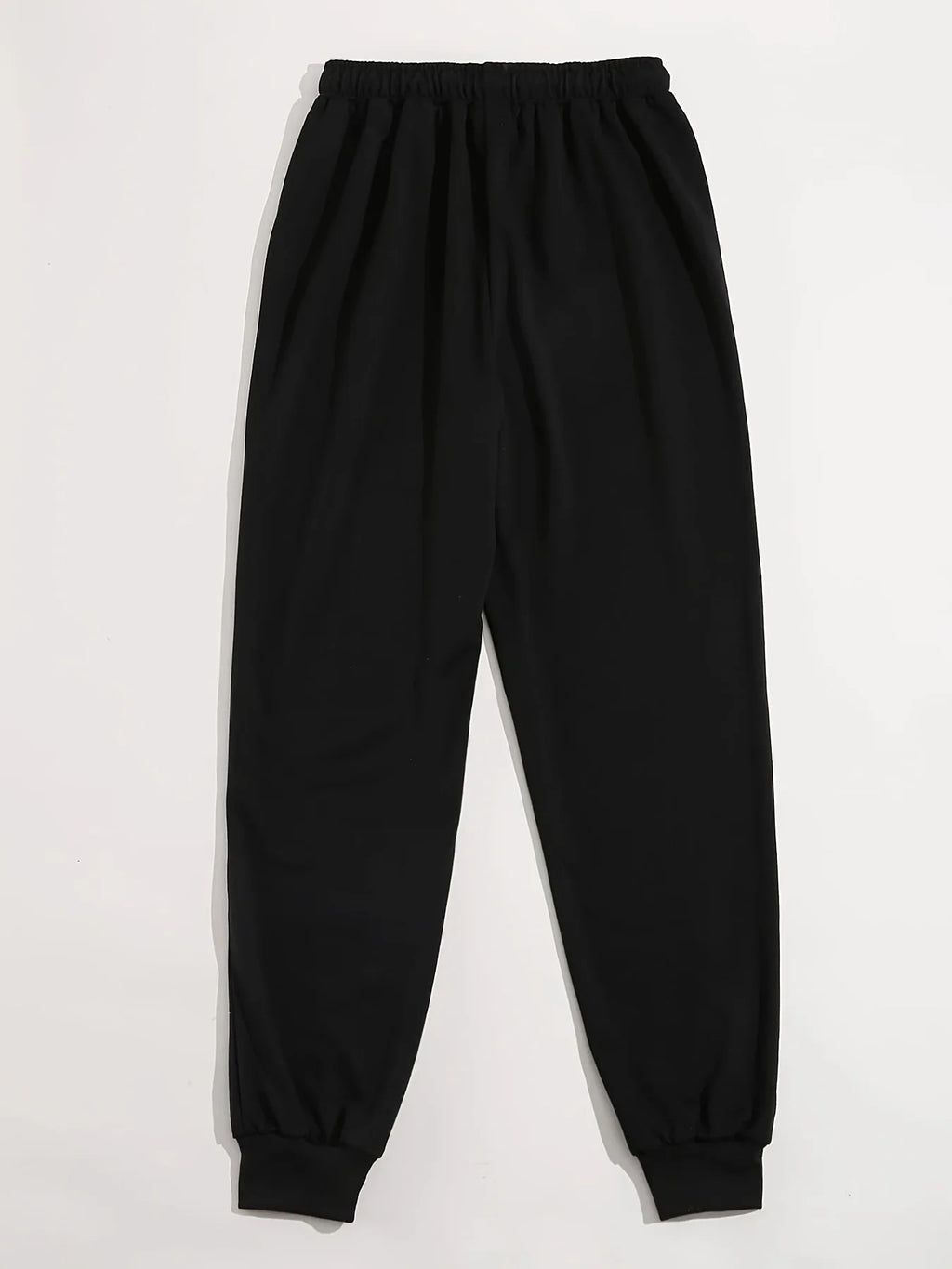 Butterfly Letter Printing Women's Elastic Waist Pants Comfortable Drawstring Long Pant Fashion Casual Female Sports Sweatpants