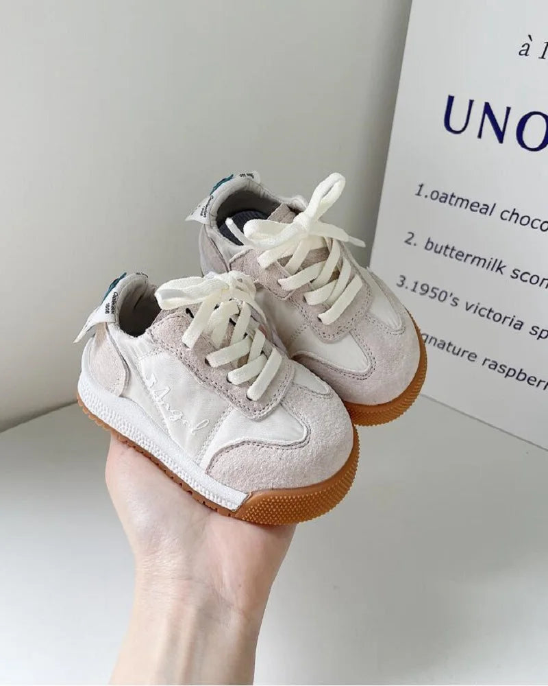 Size 15-25 Baby Shoes Autumn Soft Sole Boys' Toddler Shoes 0-1 Year Old Female Infant Casual Board Shoes Beige Yellow Blue