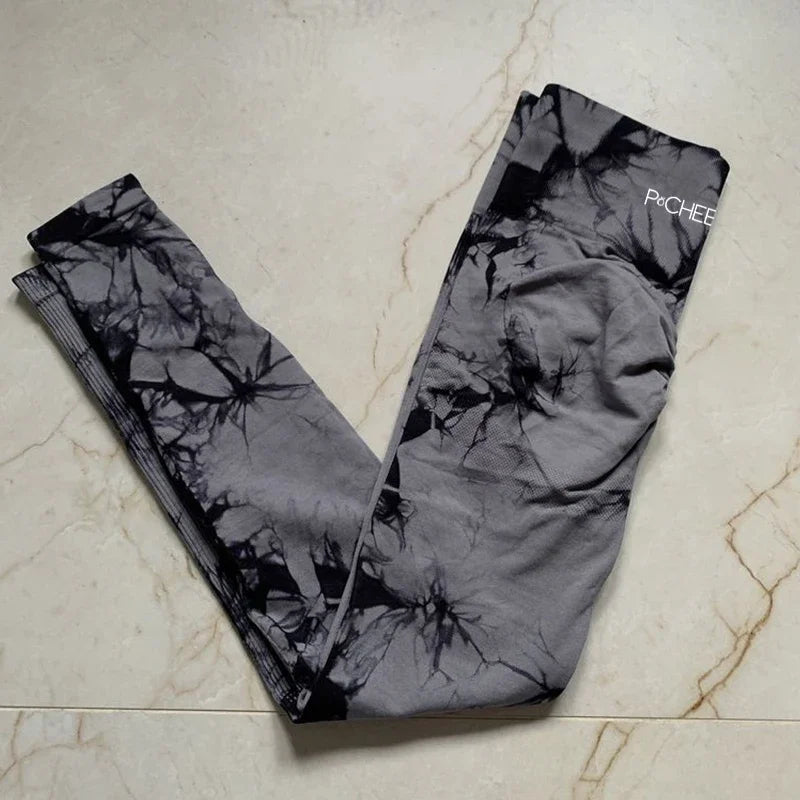 2025 Brand Bum Seamless Leggings Women Bubble Gum Tie Dye Lightning Marble Pants Leggings Gym Workout Fitness Leggings