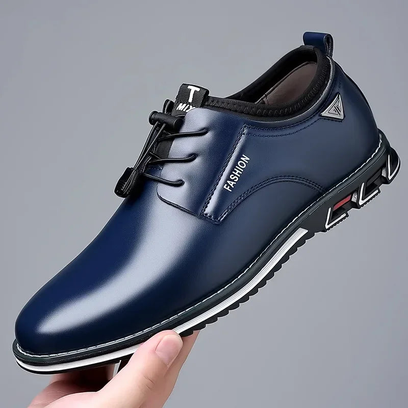 2025 New Men Shoes Luxury Leather Casual Shoes Male Comfortable Soft Flat Driving Shoe High Quality Slip on Men Loafers Big Size
