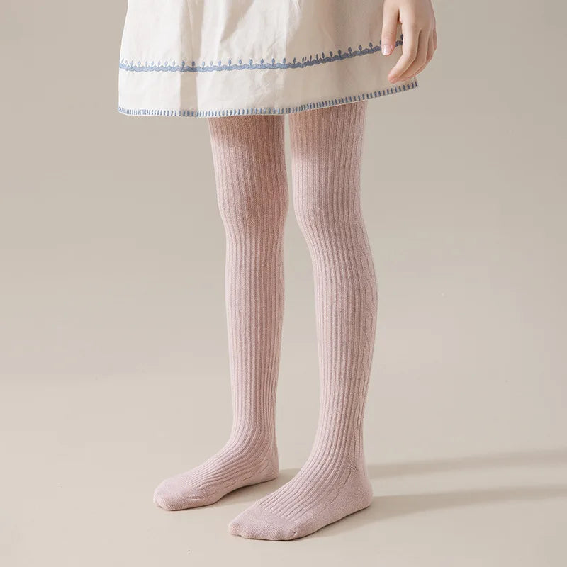 0-12 Years Cute Kids Girls Cotton Tights Spring Autumn Winter Cotton Stocking Breathable Pantyhose For Toddler Girls