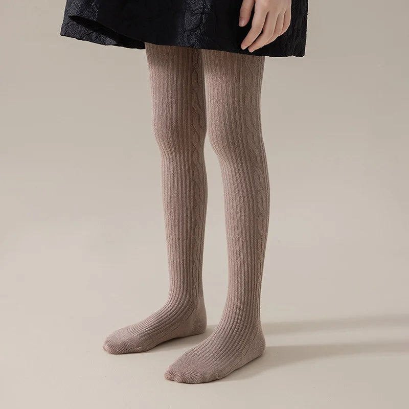 0-12 Years Cute Kids Girls Cotton Tights Spring Autumn Winter Cotton Stocking Breathable Pantyhose For Toddler Girls
