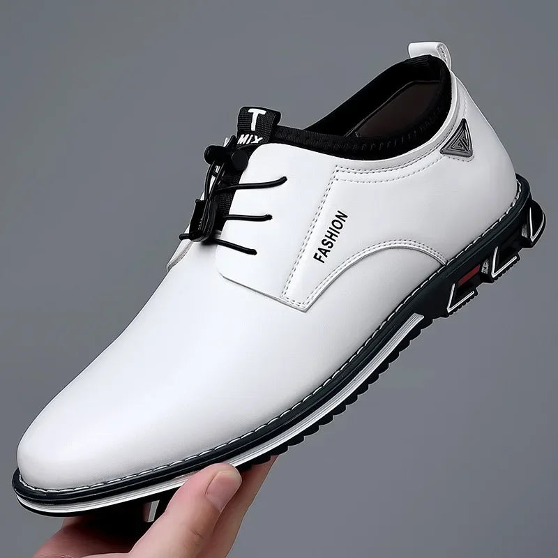 2025 New Men Shoes Luxury Leather Casual Shoes Male Comfortable Soft Flat Driving Shoe High Quality Slip on Men Loafers Big Size