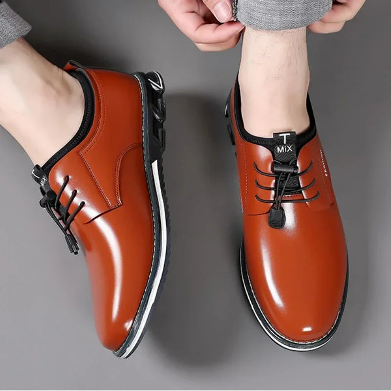 2025 New Men Shoes Luxury Leather Casual Shoes Male Comfortable Soft Flat Driving Shoe High Quality Slip on Men Loafers Big Size