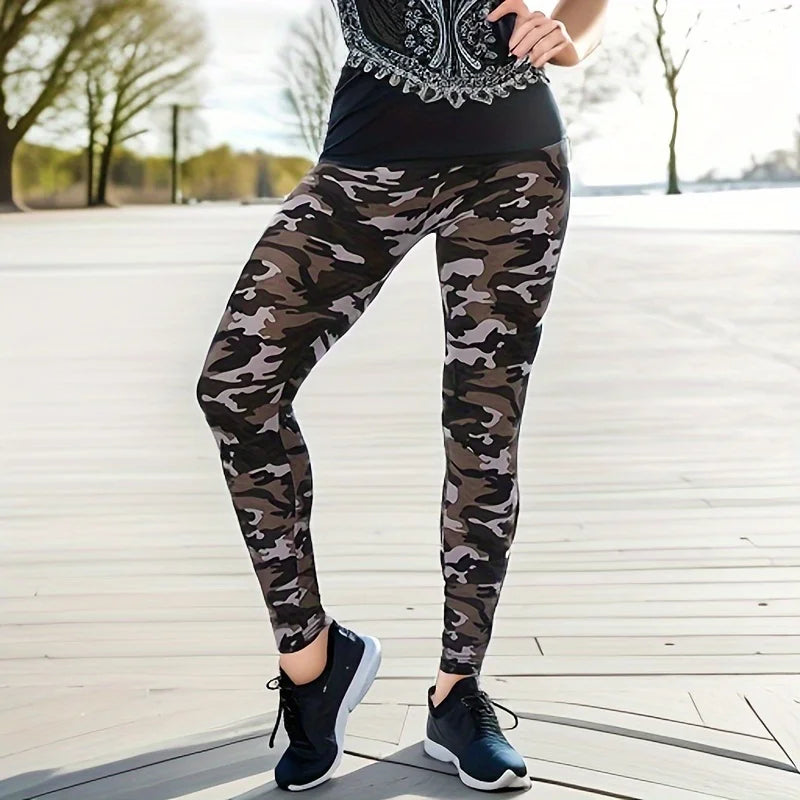 Camo Light Coffee WOMEN'S Leggings