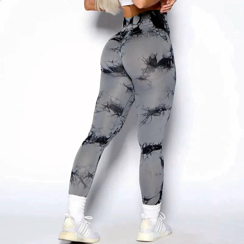 2025 Brand Bum Seamless Leggings Women Bubble Gum Tie Dye Lightning Marble Pants Leggings Gym Workout Fitness Leggings
