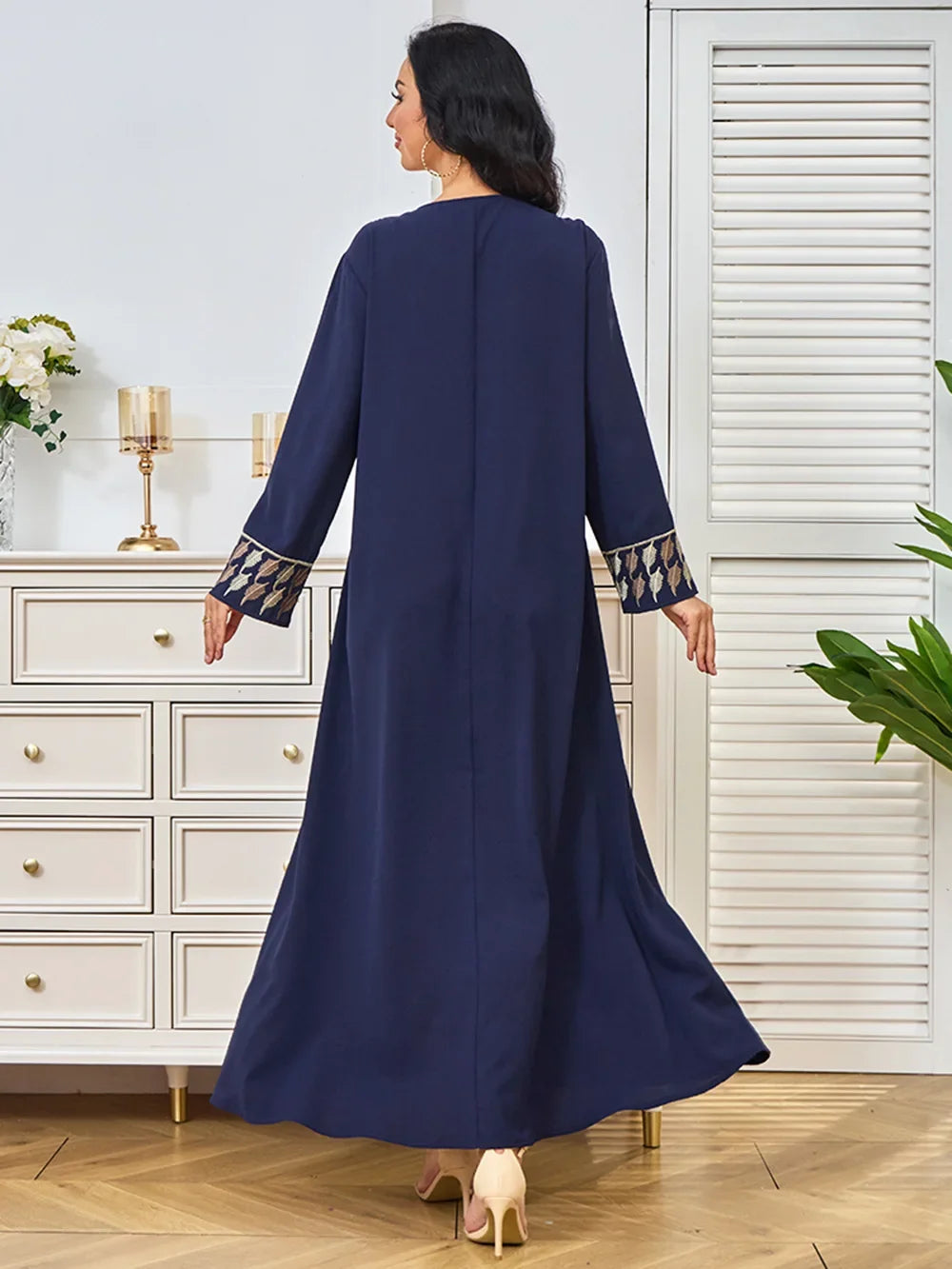 Ramadan Morocco Kaftan Eid Muslim Abaya for Women Dubai Party Dresses Embroidery Jalabiya Vestidos Islam Arab Long Robe Abayas