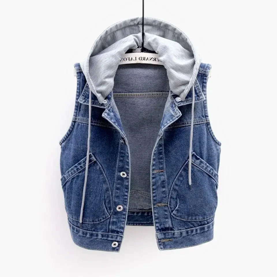 New Denim Vest Women's Spring Autumn Clothes