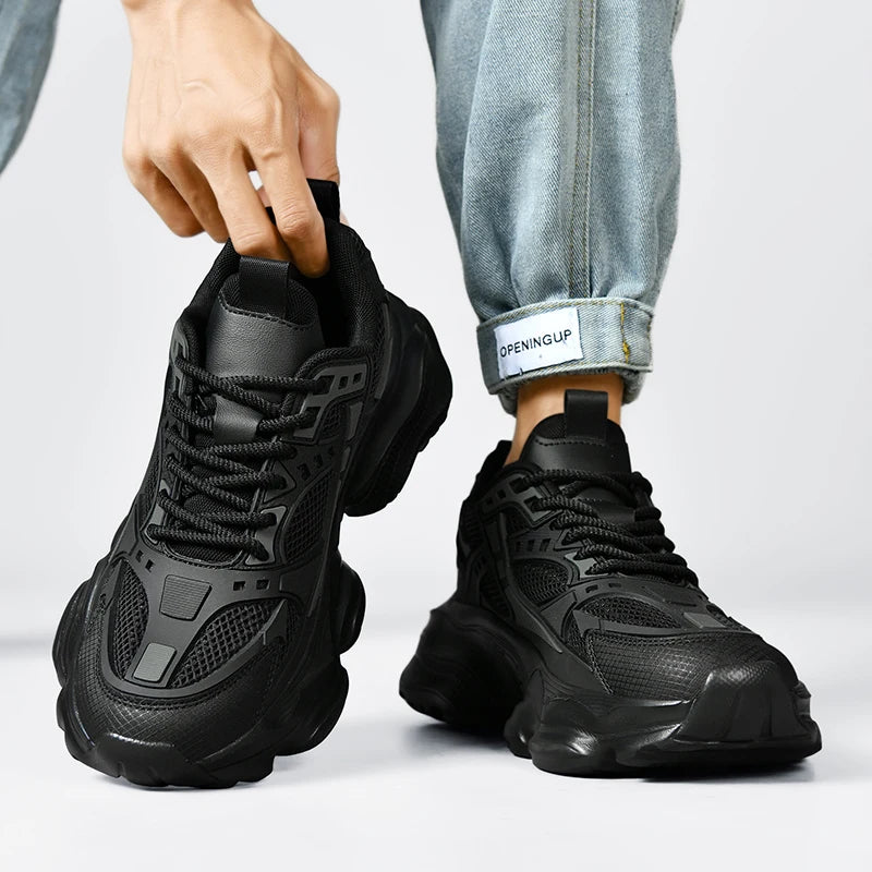2025 Men's Running Shoes Platform Walking Skateboard Sneakers Men Large Size 48 High Quality Street Athletic Sneakers For Men