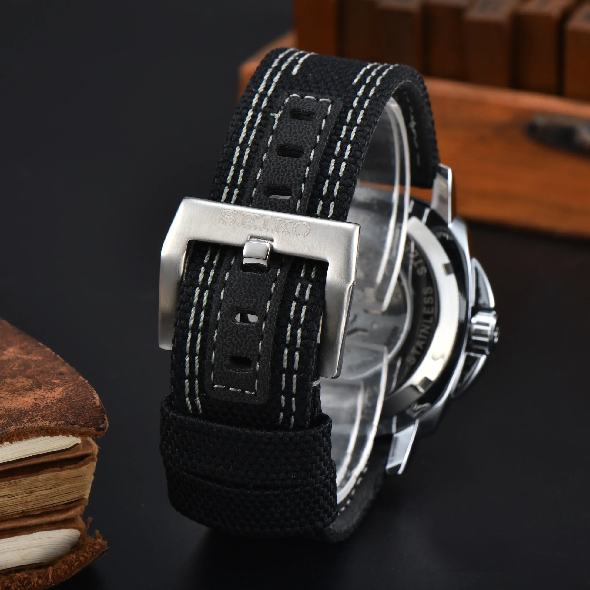 Mechanical Automatic AAA+ Watches for Men SEIKO Sport Design Multifunction Leather Strap Male Clocks Daily Waterproof